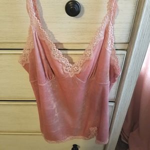 Express velvet camisole